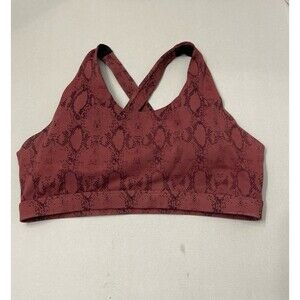 Running Girl Criss-Cross Back Sports Bra Size XL